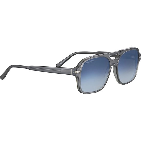 Serengeti Marco - SS602004 - Shiny Stormy Grey - Polarized Blue Gradient - Nieuwe Collectie van Serengeti