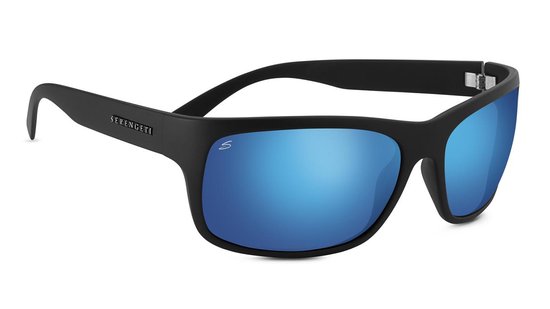 Serengeti Pistoia 8298 Matte Black Polar 555NM Blue