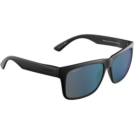 Serengeti Positano Large SS782002 - Matte Black - Polarized 555NM Blue van Serengeti