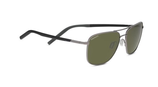 Serengeti Spello 8798 Shiny Gun Metal Polarized 555NM van Serengeti