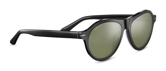 Serengeti SS527001 Danby Shiny Black Polarized 555nm van Serengeti