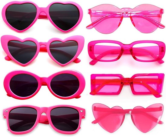 Set Feestzonnebrillen 12 Stuks: Vintage en Party Brillen voor Dames en Carnaval