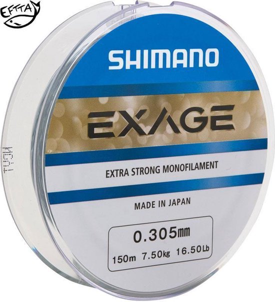 Shimano Exage vislijn 0,205 mm - monofilament van Shimano