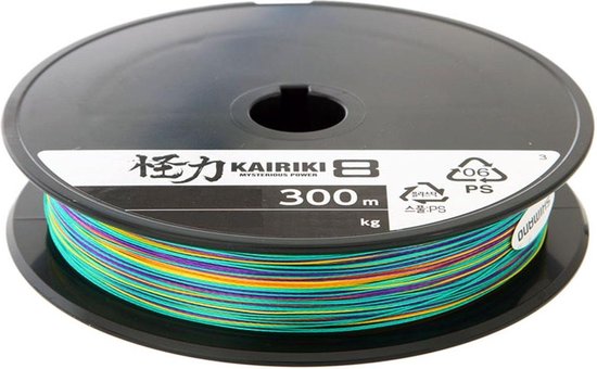 Shimano Kairiki 4braid 150m Multi Color 0.10 Mm van Shimano