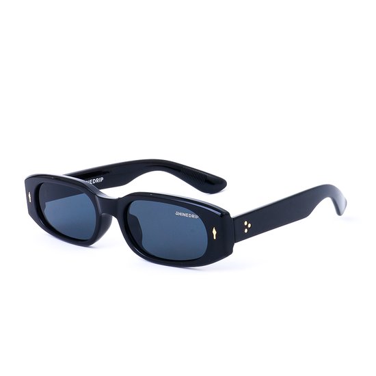 Shinedrip Amsterdam- Lumina Black- Zwarte zonnebril- Sunglasses- unisex- Dames en Heren van Shinedrip Amsterdam
