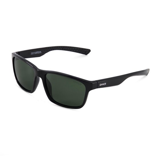 SINNER Breni - Zonnebril - Polariserende SINTEC®-lenzen - Zwart - Unisex - One size - BIO based frame van Merkloos