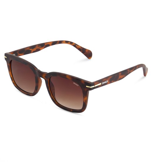 SINNER Filoti - Zonnebril - Polariserende SINTEC®-lenzen - Tortoise bruin - Unisex - One size - BIO based frame van Merkloos