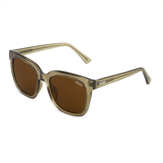 SINNER Marathi - Zonnebril - Polariserende SINTEC®-lenzen - Olijfgroen van Merkloos