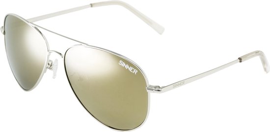 SINNER Morin Aviator - Zonnebril - Unisex - Grijs van Sinner