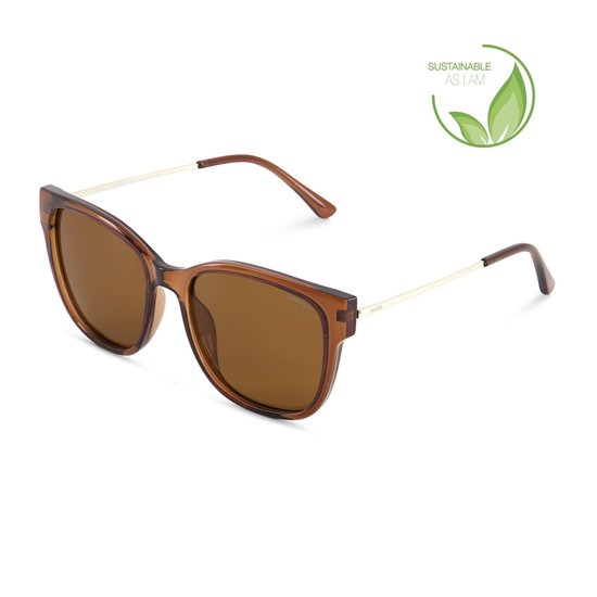 SINNER Mrauk - Zonnebril - Polariserende SINTEC®-lenzen - Bruin - Dames - One size - BIO based frame van Merkloos