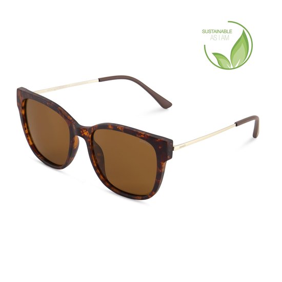SINNER Mrauk - Zonnebril - Polariserende SINTEC®-lenzen - Tortoise Bruin - Dames - One size - BIO based frame van Merkloos