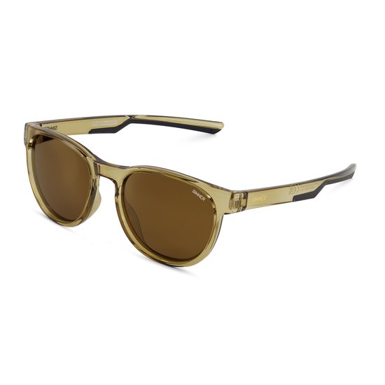 SINNER Nirapi - Zonnebril - Polariserende SINTEC®-lenzen - Bruin/ zwart - Unisex - One size - BIO based frame van Merkloos