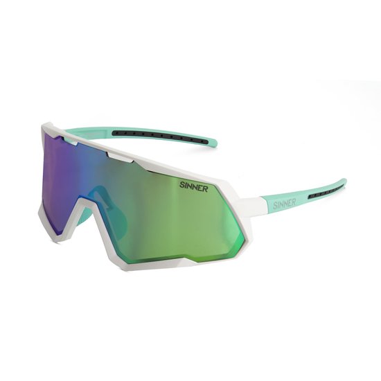 Sinner Pace zonnebril - Mat wit - Fiets lens van Sinner