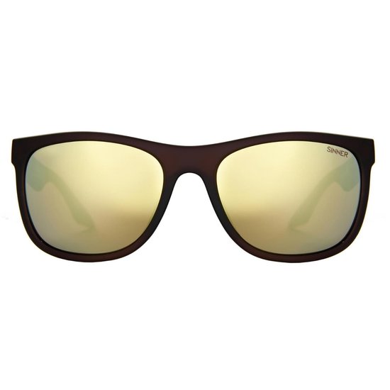 SINNER Rockford - Zonnebril - Mat Bruin - Unisex - One size van Merkloos