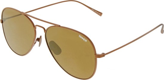 Sinner Skyloft Unisex Zonnebrillen - Bruin - One Size van Merkloos