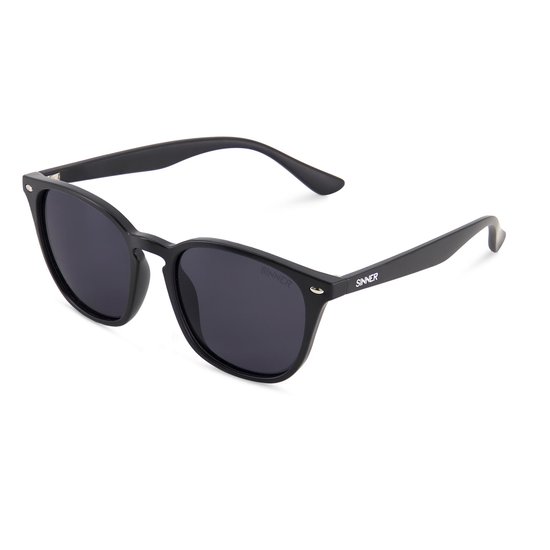 SINNER Sorai - Zonnebril - Polariserende SINTEC®-lenzen - Mat zwart - Unisex - One size - BIO based frame van Merkloos