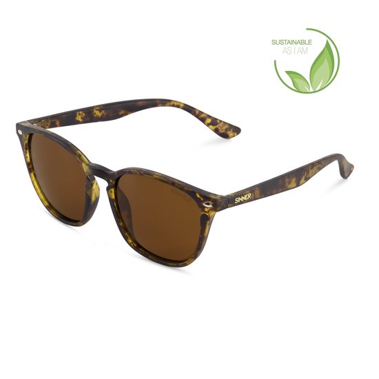 SINNER Sorai - Zonnebril - Polariserende SINTEC®-lenzen - Tortoise bruin - Dames - One size - BIO based frame van Merkloos