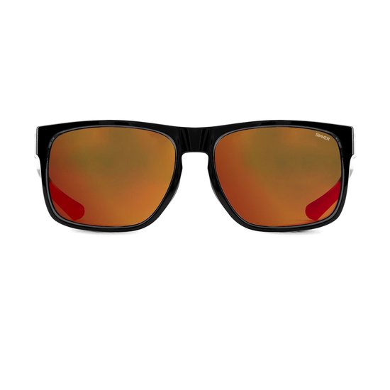 Sinner Spike zonnebril - Zwart rood - Polarised SINTEC® lens van Sinner