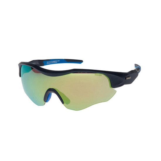SINNER Triple II - Sportbril/ Zonnebril - SINTRAST® lenzen - Donkerblauw - Unisex - One size van Sinner