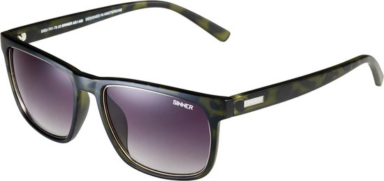 Sinner Zonnebril Unisex Canaan - Olijf/Tortoise - One Size van Sinner
