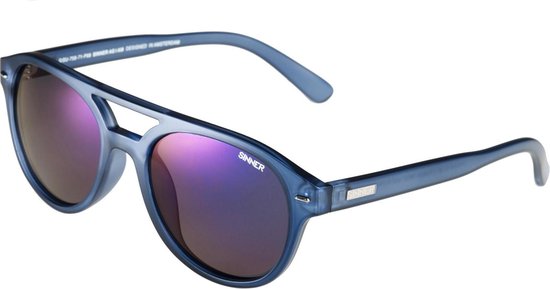 Sinner Zonnebril Unisex Ferguson - Blauw - One Size van Merkloos