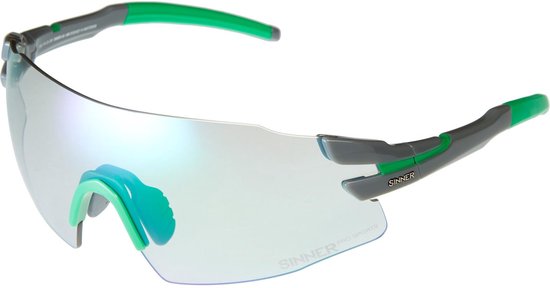 Sinner Zonnebril Unisex Prospects (Box) - Grijs/Groen - One Size van Sinner