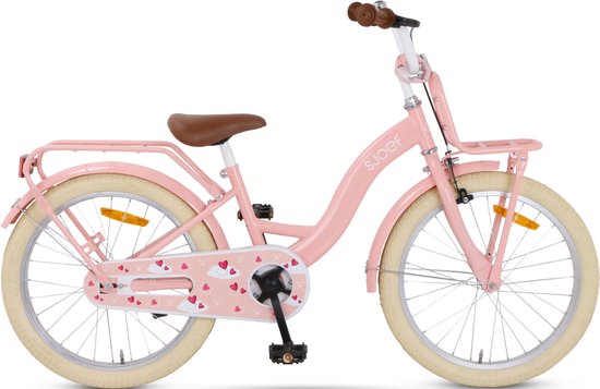 SJOEF Classic Meisjesfiets 20 inch - Roze van SJOEF