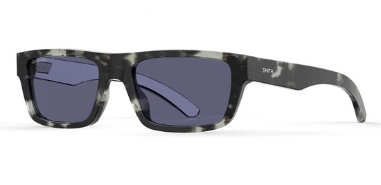 Smith Crossfade Zonnebril Unisex Gepolariseerd Matzwart/wit/grijs van Merkloos