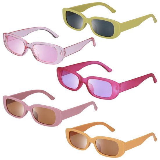 Solidchoice - Dailygoody - Retro Zonnebril - Uv400 Bescherming - Trendy Vierkante