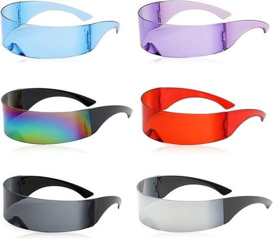 Solidchoice - Futuristische Zonnebrillen voor Rolspel en Fotografie