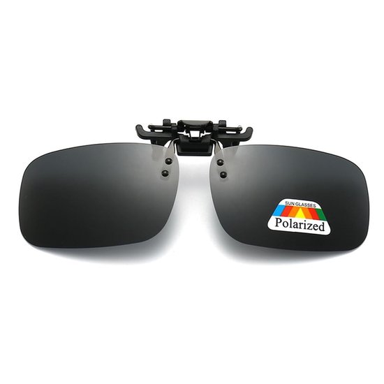Solidchoice - Gepolariseerde Clip-on Zonnebril voor Draagcomfort en Bescherming van Solidchoice