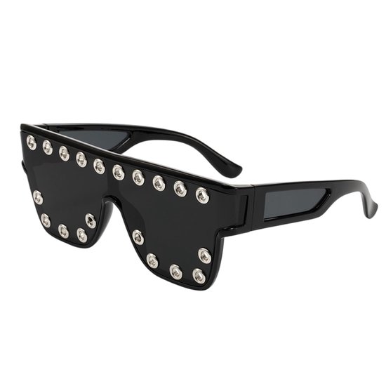 Solidchoice - Gothic Punk Rock Zonnebril met Vierkant Frame