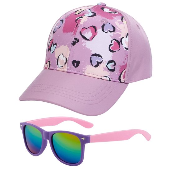 Solidchoice- Honkbalpet Set met Zonnebril - Verstelbare Kinderhoed - Ademend - Lichtgewicht - UV-bescherming - Sportief Design - Kindermuts