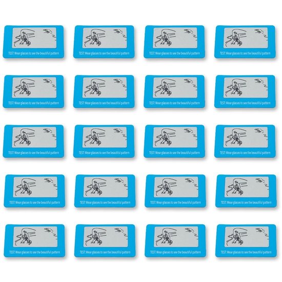 Solidchoice - Polarisatietesters voor Zonnebrillen, Set van 20 Stuks