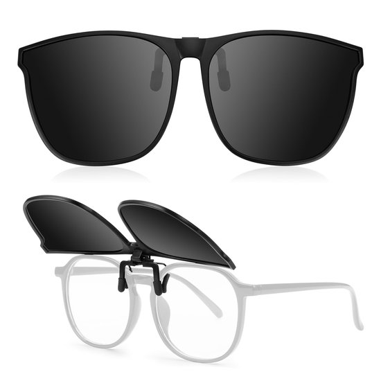 Solidchoice - Polarized Clip-on Zonnebril voor Over Bril