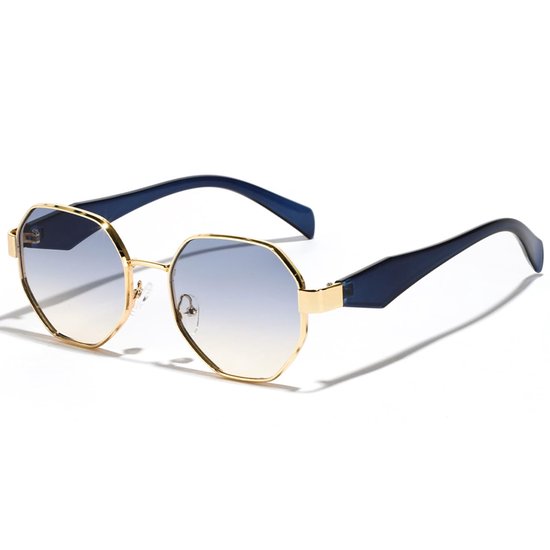 Solidchoice - Retro Polygon Vrouwen Zonnebril met UV Bescherming