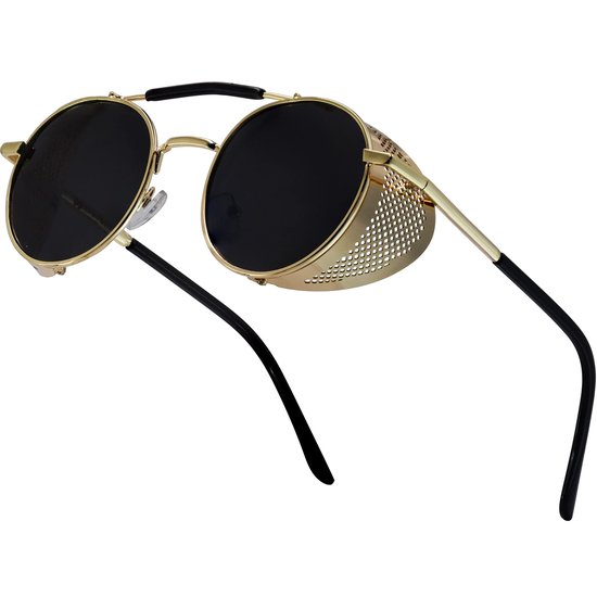 Solidchoice - Retro Steampunk Stijl Gepolariseerde Zonnebril UV400