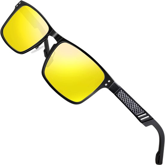 SolidKeus - Polarized Nachtzicht Zonnebril voor Mannen