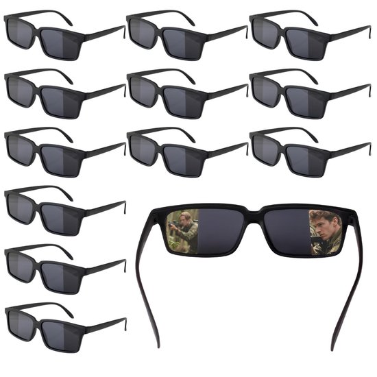 SolidKeus - Set van 12 Baby Spy Zonnebrillen voor Feesten en Spelletjes van Solidkeus