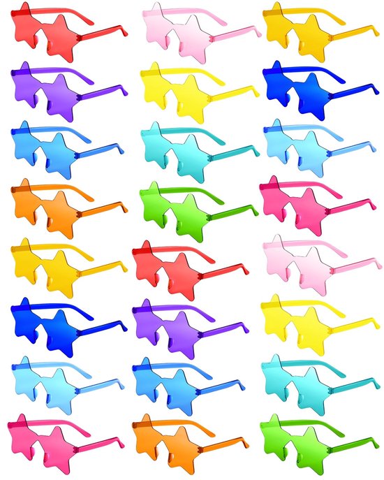 SolidKeus - Stervormige Zonnebril in Diverse Kleuren voor Feestjes van Solidkeus