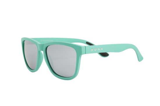 Søna | The Baseline | Totally Turquoise - Zonnebril - Hardlopen - Sporten - Turquoise van Merkloos