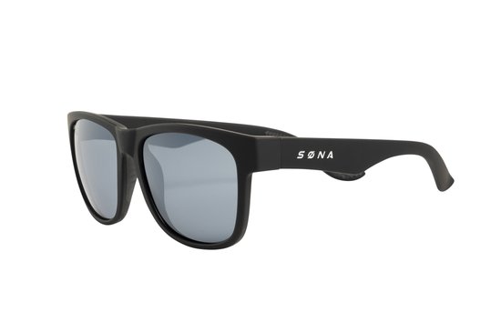 Søna | The One Up | Back to Black - Zonnebril - Hardlopen - Sporten - Zwart van Søna