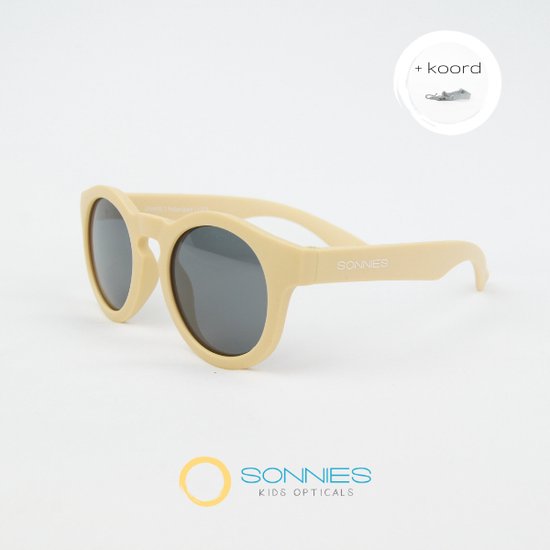 Sonnies - Kinderzonnebril Roma Pesca - Leeftijd 1-3 jaar - gepolariseerde glazen voorzien van UV400 bescherming - lichtgewicht frame - buigzaam en flexibel - jongens en meisjes - kinder zonnebril - kleur perzik van Sonnies