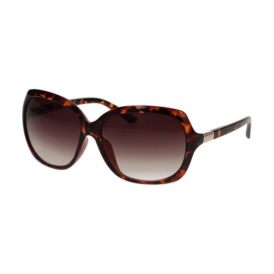Spectrum Zonnebril Ovaal Groot Gradient Bruin Tortoise Dames van Mango