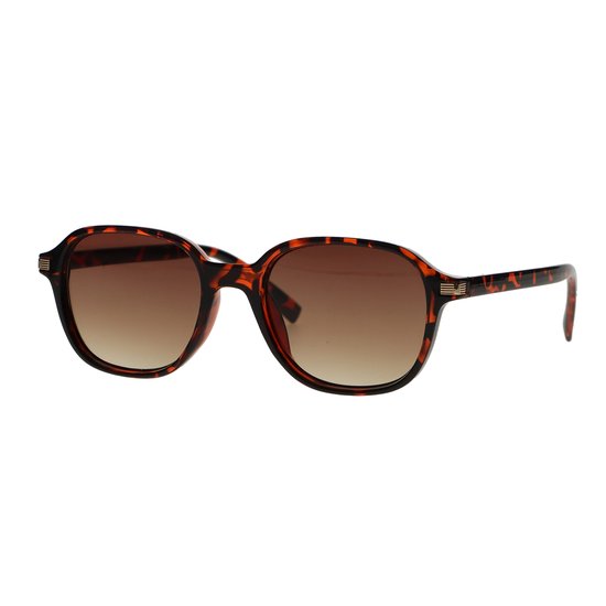 Spectrum Zonnebril Tortoise Bruin Glas Unisex van Merkloos