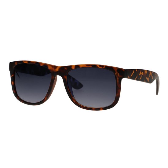 Spectrum Zonnebril Tortoise Goud Smoke Glas Unisex van Merkloos