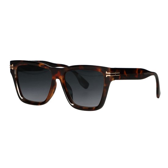 Spectrum Zonnebril Vierkant Tortoise Smoke Glas Dames van Kapten & Son