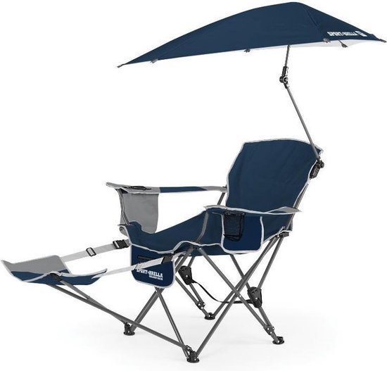 Sport-Brella Verstelbare Campingstoel Met Parasol - Strandstoel - Visstoel van Sport-Brella