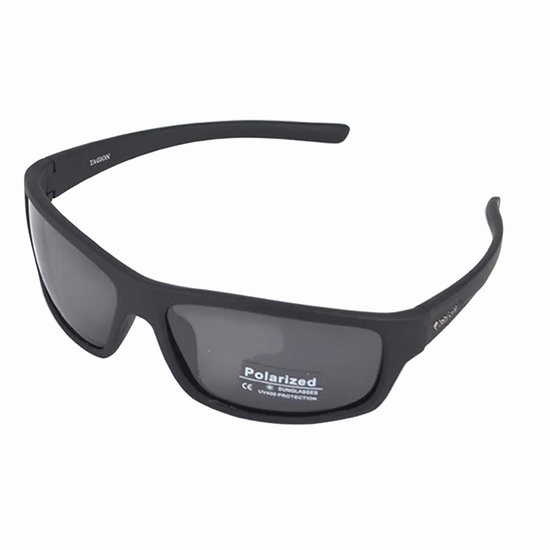 Sportieve Gepolariseerde Zonnebril - UV400 - Beschermende Glazen - Zwart van Merkloos