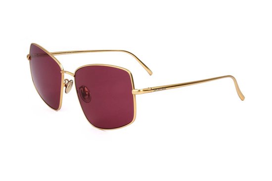 Sportmax SM0008 F 31S MATTE DEEP GOLD 61/16/145 Vrouw Zonnebrillen van Merkloos